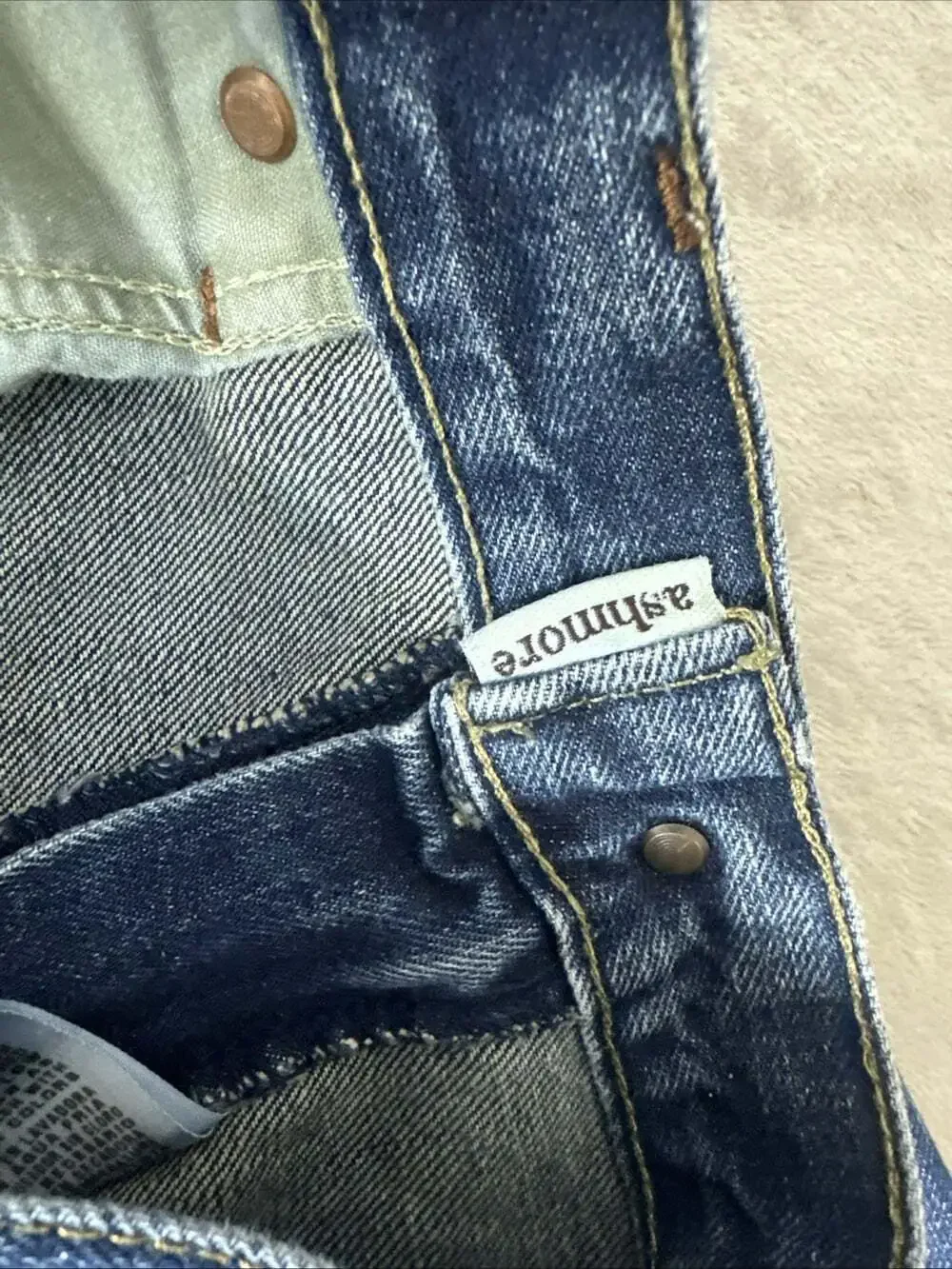 Polo Jeans Co Ralph Lauren Ashmore Original Mens Jeans 38x34 Straight Leg